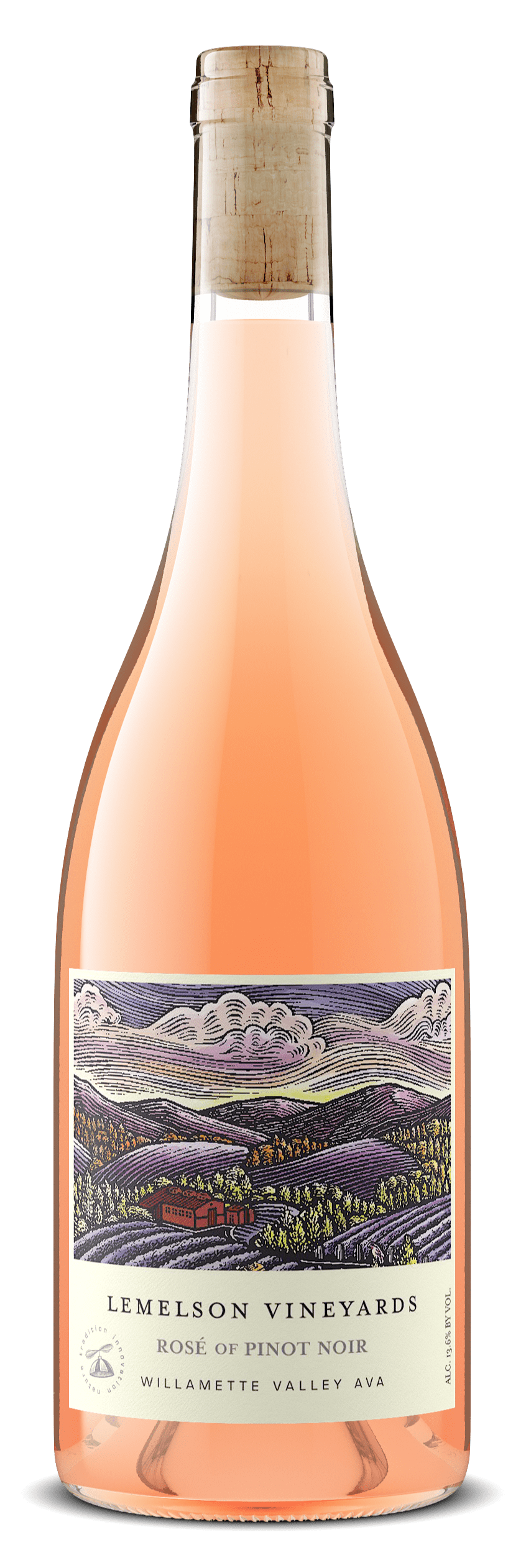OUTSHINERY-Lemelson-RoseOfPinotNoir-NV (edited) (1) BNottle of Lemelson Vineyards Rosé of Pinot Noir