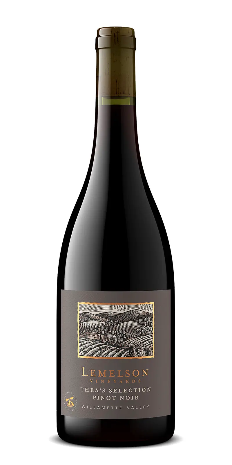 OUTSHINERY-Lemelson-PinotNoir-Thea-(1) Thea Pinot Noir bottle shot