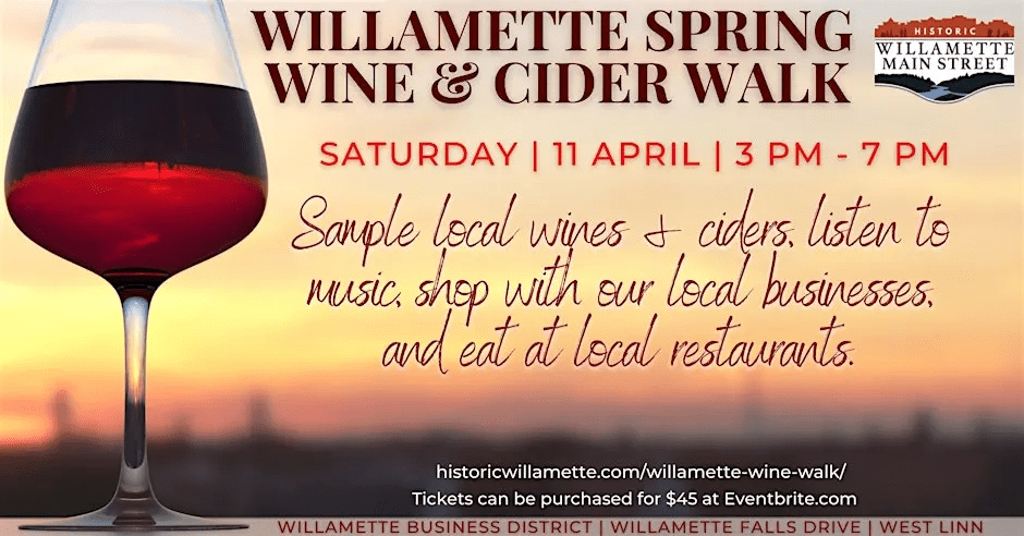 2026 Willamette Spring Wine Walk